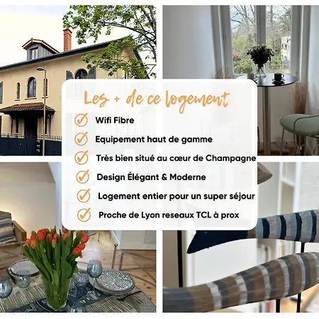 Lejlighed La Belle Evasion Climatise Proche De Lyon Champagne-au-Mont-d'Or